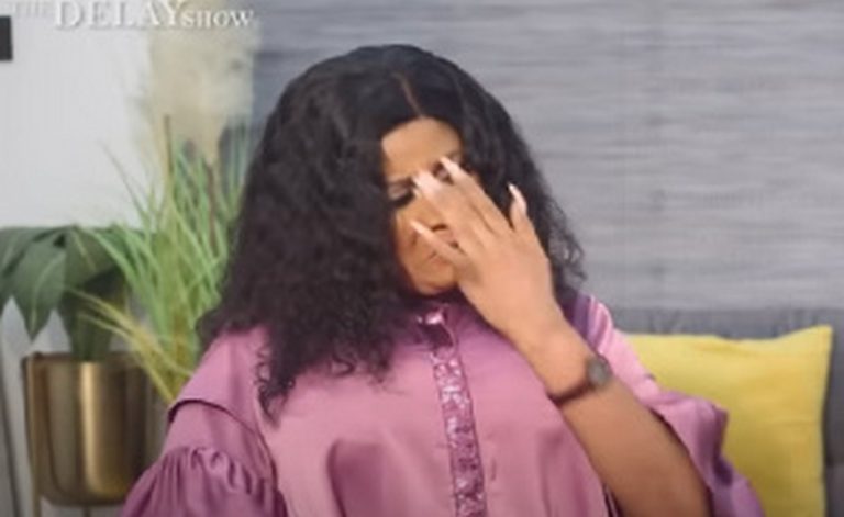 Nayas breaks down in tears on live TV