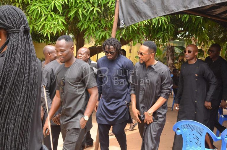 Former Black Stars players visit Atsu’s family after tragic dead