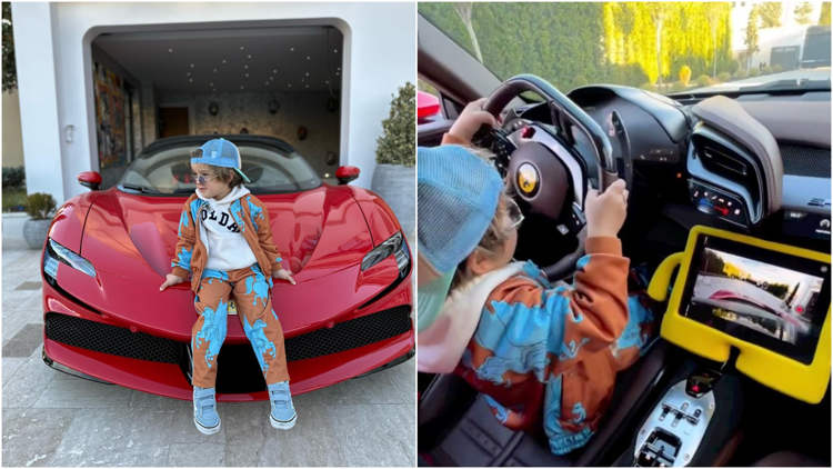 This 3-Year-Old Kid Is Already an Amazing Supercar Driver