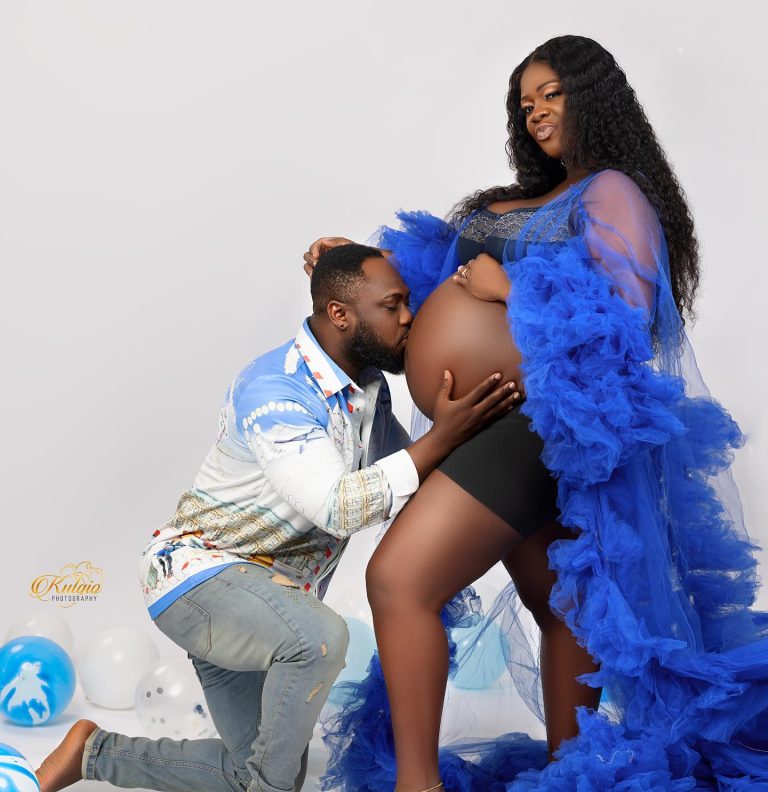 Massive reactions as Tracey Boakye shows new baby’s face