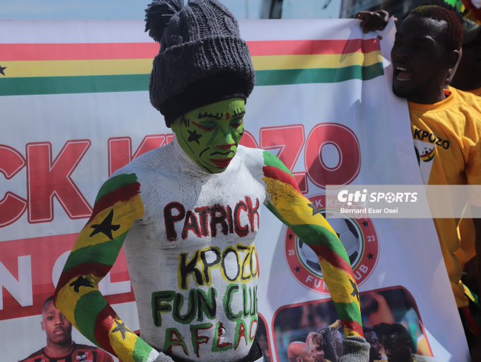 New Black Star Patrick Kpozo gets welcome party from fans ahead of Angola clash – Citi Sports Online