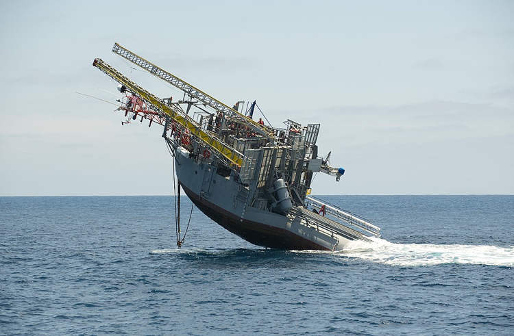 This Ingeniously-Designed Ocean Vessel Only Looks Like It’s Sinking