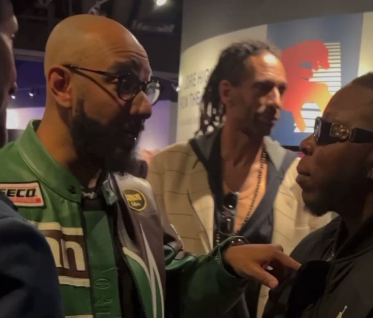 Rapper Edem meets Swizz Beatz, Paul Eckstein in Los Angeles