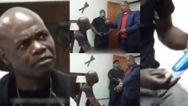 Married man caught trying to chop the ‘trumu’ of a 16-year-old boy (Video)