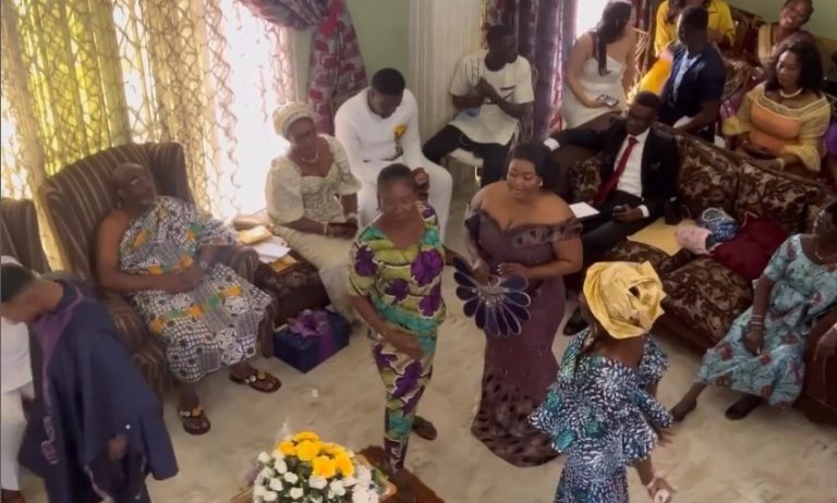 All the beautiful scenes from singer Nana Frema’s exquisite wedding [Video]