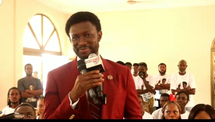 Nana Kwame Bediako highlights his vision for industrialisation, entrepreneurship as he tours Volta Region