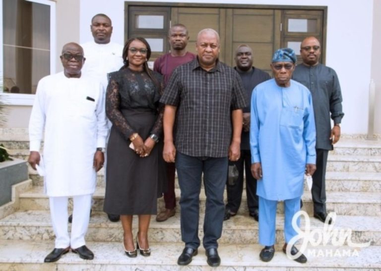 Mahama chairs launch of Obasanjo’s new book on leadership