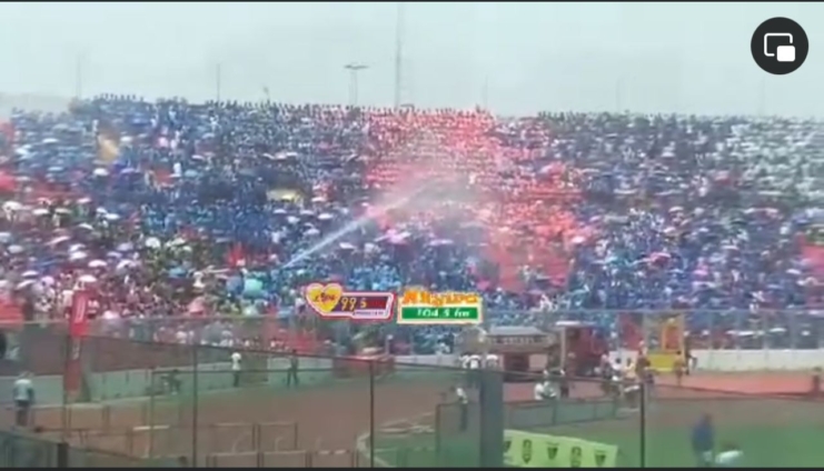 Fire Service personnel rescue SHS students at Baba Yara Stadium