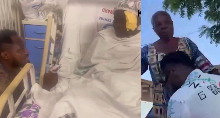 Funny Face visits accident victims; begs his mother for forgiveness [Video]