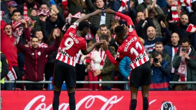 Nico, Inaki Williams respond to racist chants with star performance in Bilbao win – Citi Sports Online