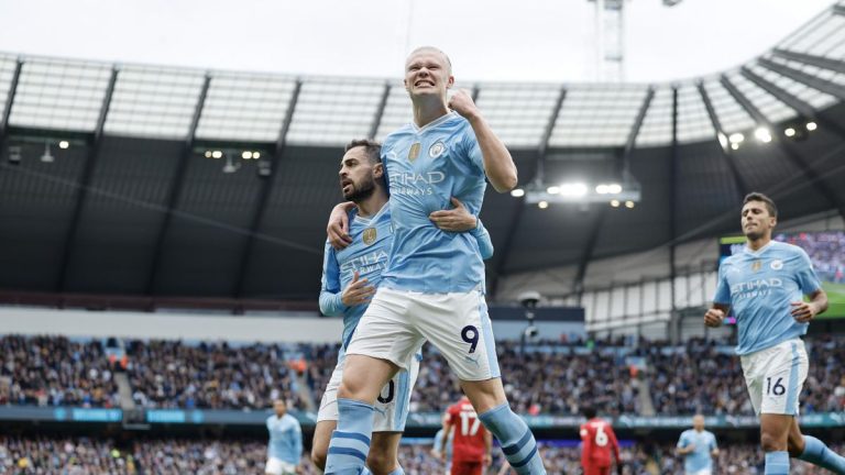 Haaland scores four as Man City thrash Wolves