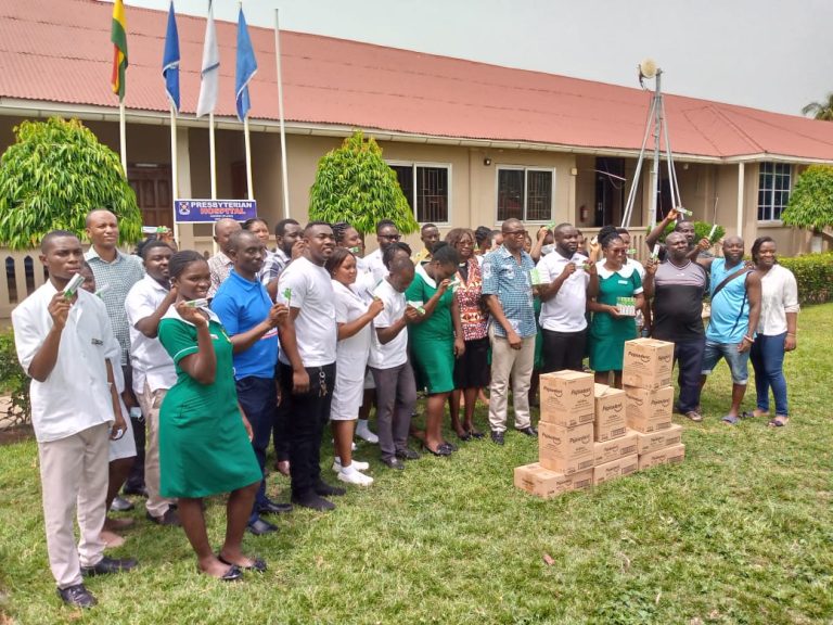 Agogo Presby Hospital, Unilever Ghana celebrate staff over zero maternal death record