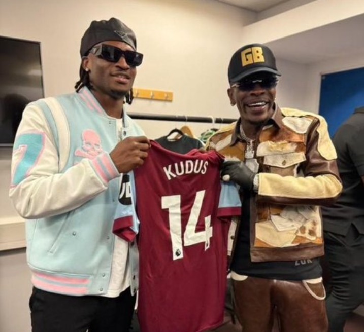 Shatta Wale links up with Kudus in London [Video]