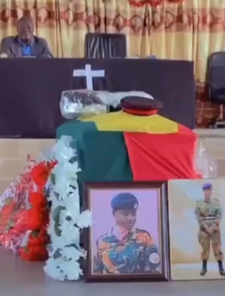 Female soldier who died in accident buried alongside her father, grandmother