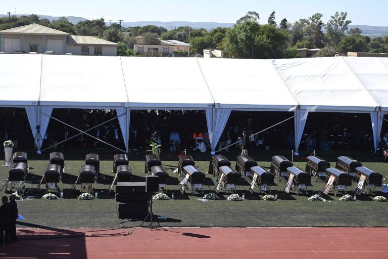 Mass burial held for 44 Botswana church goers who perished in accident