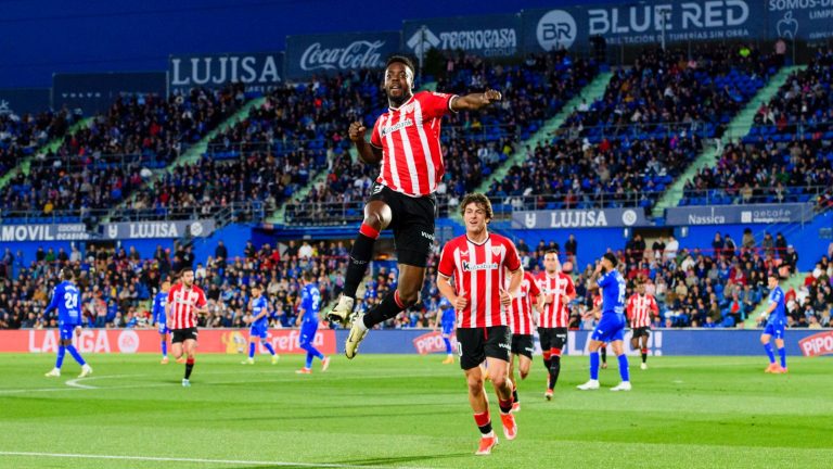 Inaki Williams nets twice as Athletic Bilbao thumps Gatefe